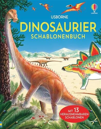 Dinosaurier Schablonenbuch