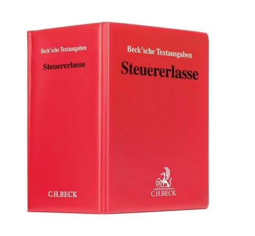 Steuererlasse (mit Fortsetzungsnotierung). Inkl. 70. Ergänzungslieferung: Einkommensteuer, Lohnsteuer, Vermögensbildung, Körperschaftsteuer, Investmentsteuer, Umwandlungssteuer, Bewertung, Erbschaftsteuer, Grundsteuer, Gewerbesteuer, Umsatzsteuer, Grunder