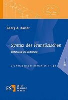Syntax des Französischen: Einführung und...