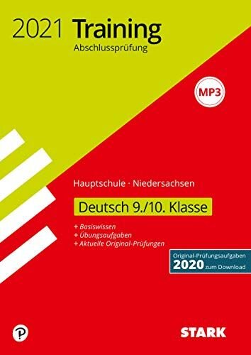 STARK Training Abschlussprüfung Hauptschule 2021 - Deutsch 9./10. Klasse - Niedersachsen (STARK-Verlag - Abschlussprüfungen)