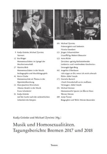 Musik und Homosexualitäten.: Tagungsberichte Bremen 2017 und 2018