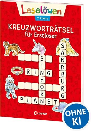 Leselöwen Kreuzworträtsel für Leseprofis - 2. Klasse (Rot) (Leselöwen Rätselwelt)