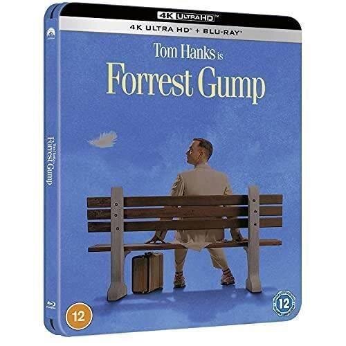 Forrest Gump 4K Steelbook, Zavvi exklusiv, 4K UHD Blu-ray + Blu-ray (beide mit deutschem Ton), Uncut,