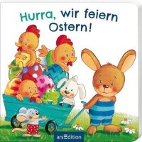 Hurra, wir feiern Ostern!: Erste gereimte Ostergeschichte...