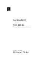 Folksongs Per Mezzosoprano E 7 Esecutori (4 )