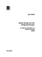 Six Songs from the Threepenny Opera: For Piano