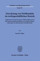 Zurechnung von Dritthandeln im rechtsgeschäftlichen...