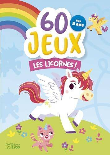 Bloc 60 jeux - Les licornes ! Dès 5 ans