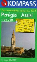 Kompass Karten, Perugia, Deruta: Escursioni, bike. Con...