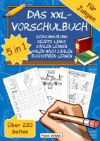 Das XXL-Vorschulbuch für Jungen: 5 in 1 | Spielend...