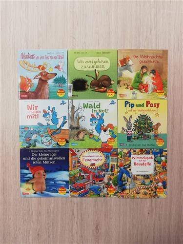 9 x Maxi Pixi Kinder Bücher Hefte Carlsen