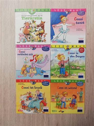 6 x Lesemaus Kinder Bücher Hefte Carlsen