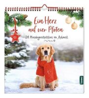Ein Herz auf vier Pfoten: 24 Hundegeschichten im Advent
