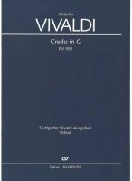 Antonio Vivaldi-Credo In G-CHORAL SCORE