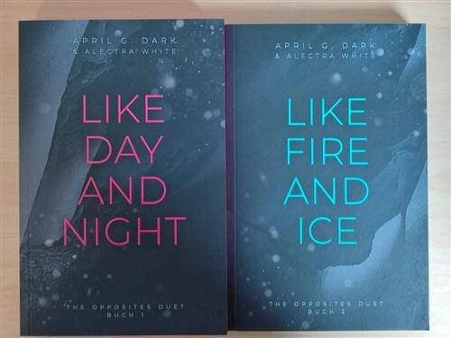 The Opposites Duet – Farbschnittedition, Band 1 & 2 ‚Like Day and Night & Like Fire and Ice