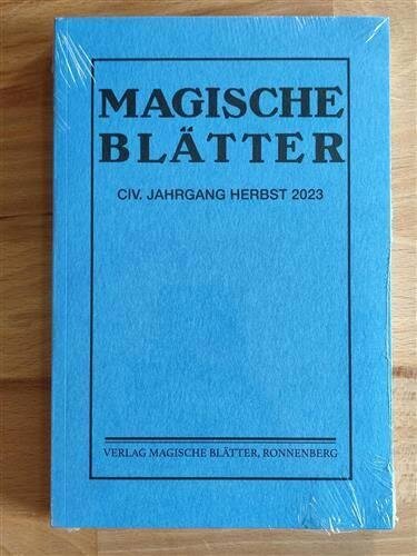 MAGISCHE BLÄTTER BUCH CIV: Jahrgang Herbst 2023 Taschenbuch