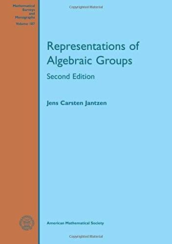 Representations of Algebraic Groups (Mathematical Surveys and Monographs, 107, Band 107)