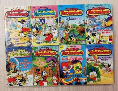8 Lustige Taschenbücher LTB Comic Set