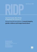 Researching the boundaries of sexual integrity, gender...