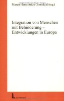 Integration von Menschen mit Behinderung - Entwicklung in...