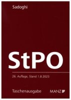 Strafprozessordnung StPO (Taschenausgabe)