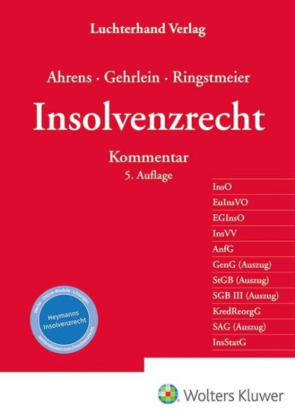 Insolvenzrecht: Kommentar