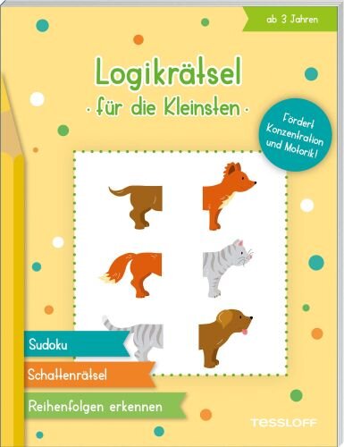 Logikrätsel für die Kleinsten / Bilderpuzzle, Ausmalbilder, Schattenrätsel uvm. / Erste Rätsel für Mädchen und Jungen ab 3 Jahren: Rätselspaß für Kinder ab 3 Jahren (Spielen & Beschäftigen)
