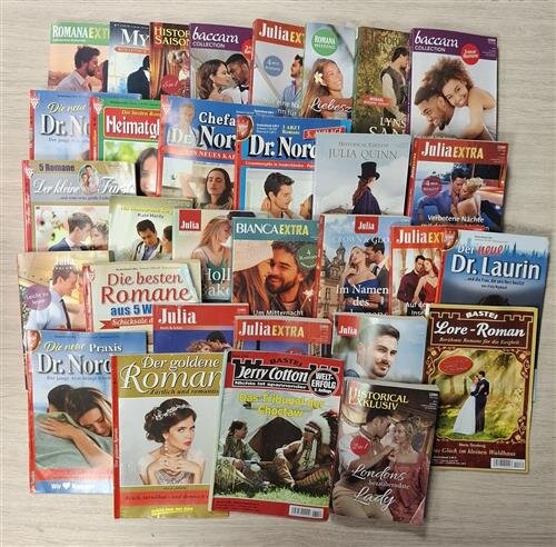 Romanhefte & Groschenromane Konvolut Sammlung Paket | wie abgebildet
