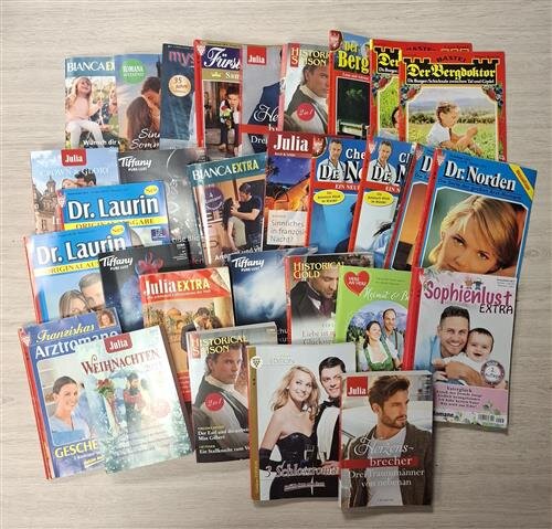Romanhefte & Groschenromane Konvolut Sammlung Paket | wie abgebildet