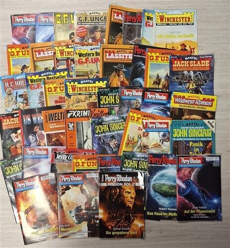 John Sinclair Perry Rhodan Western Romanhefte Konvolut | wie abgebildet