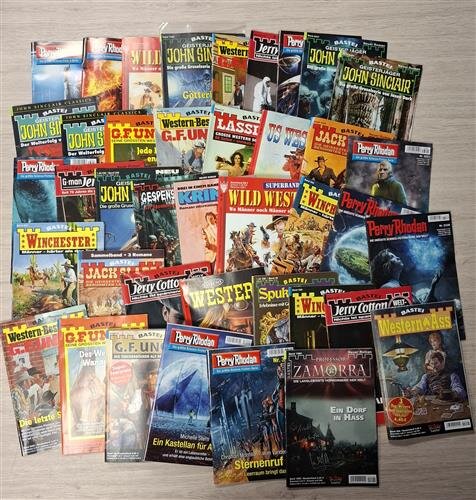 John Sinclair Perry Rhodan Western Romanhefte Konvolut | wie abgebildet
