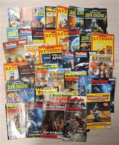 John Sinclair Perry Rhodan Western Romanhefte Konvolut | wie abgebildet