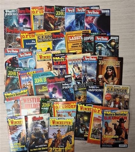 John Sinclair Perry Rhodan Western Romanhefte Konvolut | wie abgebildet