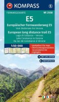 KOMPASS Wander-Tourenkarte Europäischer...