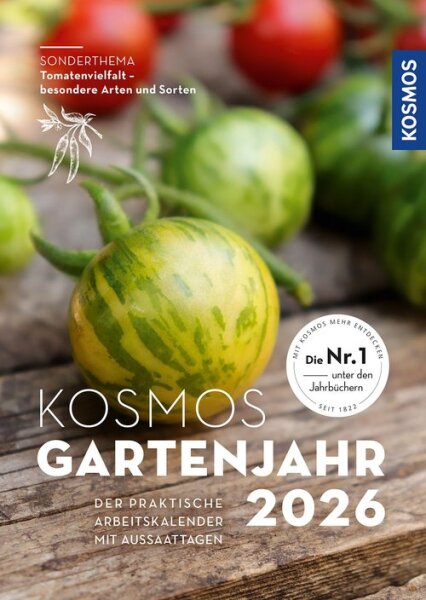 Kosmos Gartenjahr 2026: Der praktische Arbeitskalender mit Aussaattagen
