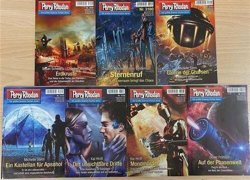 Perry Rhodan Sci-fi, Abenteuer Hefte Konvolut 7 Hefte wie auf dem Bildern zu sehen