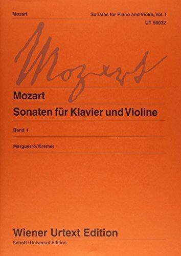 Sonaten: Nach Autographen und Erstausgaben. Band 1. Violine und Klavier. (Wiener Urtext Edition)
